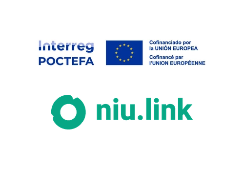 Logos Niu.link y Poctefa