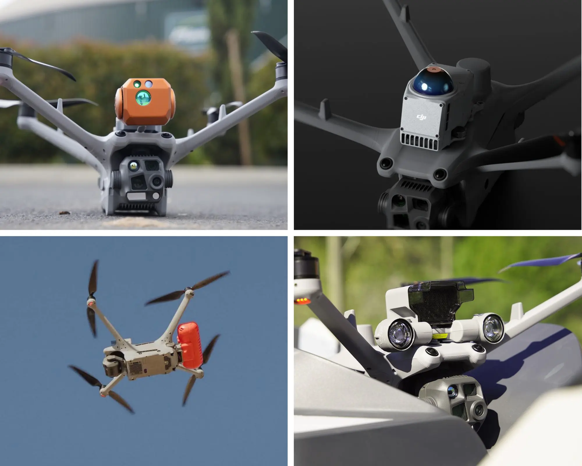 Accesorios especializados para drones automatizados